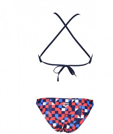 Tankinis Girls' Bikini - Red Usa - Top - CE18X49ORMY $55.46