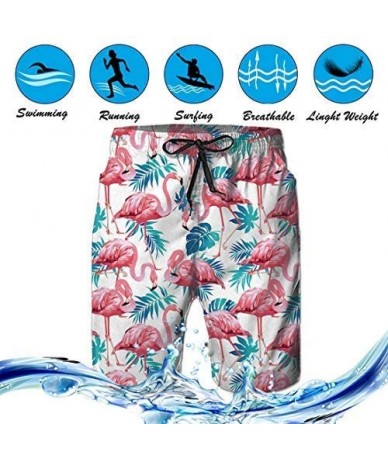 Board Shorts Mens Swim Trunks 3D Print Quick Dry Swimwear Summer Casual Athletic Beach Short Bathing Suits with Pockets - Pin...