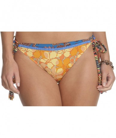 Bottoms Kokua Side Tie Bikini Bottom - Orange Ziel - CU18SN939RH $61.22