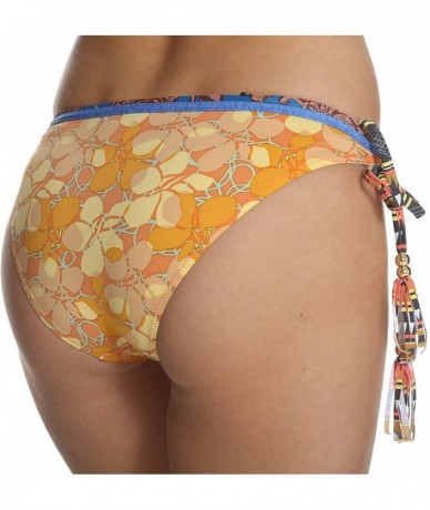 Bottoms Kokua Side Tie Bikini Bottom - Orange Ziel - CU18SN939RH $61.22