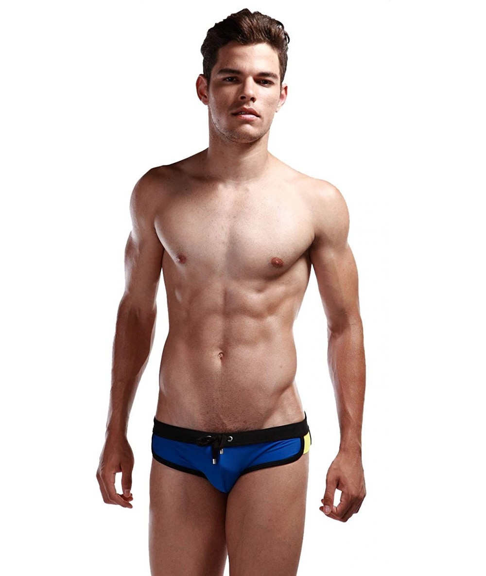 Briefs Mens Low Rise Sexy Swimwear Boxer Brief Bikini 2235 - C711EH0P9RF $39.86