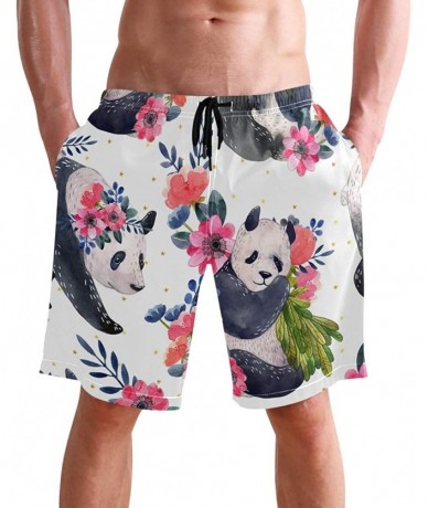 Trunks Mandala Boho Men's Sportwear Quick Dry Board Shorts with Lining S 2010005 - 2010033 - CC196R67M7M $43.35