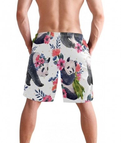 Trunks Mandala Boho Men's Sportwear Quick Dry Board Shorts with Lining S 2010005 - 2010033 - CC196R67M7M $43.35