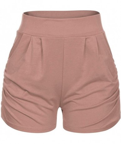 Board Shorts Ultra Soft Harem Shorts for Women - A Khaki - C819C8WX7RR $21.12