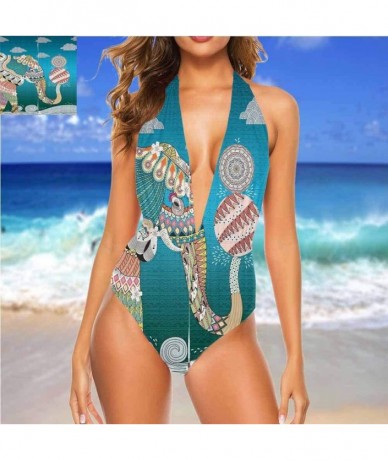 Cover-Ups Women Bandage Bikini Set Ornate Seasonal Motifs Great on All Body Types - Multi 09 - C419CAO7A5X $79.42