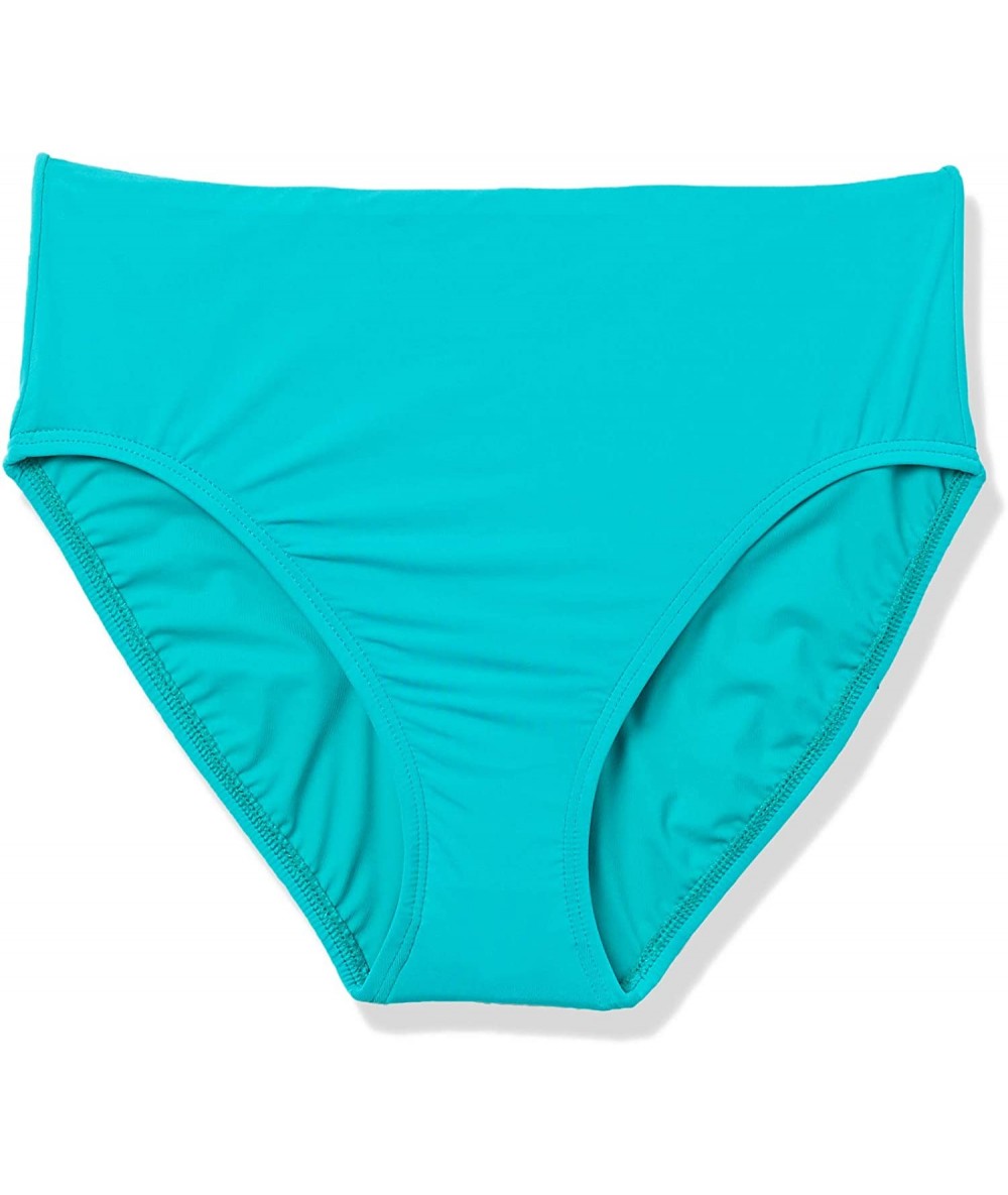 Tankinis Women's Onyx High Waist Bottom - Sea Blue 447 - CK19638G6II $62.59