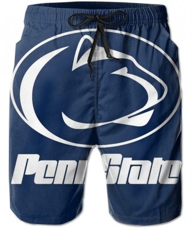 Board Shorts Men's Quick Dry Swim Shorts with Mesh Lining Swimwear Bathing Suits Leisure Shorts - Penn State Nittany Lions-6 ...