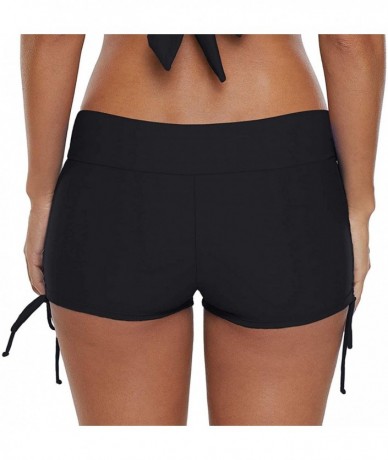 Bottoms Womens High Waist Swim Shorts Bathing Suits Bottoms Swimsuit Bottom Swimming Shorts Boyshorts Swimwear for Women - A ...