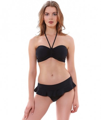 Bottoms Remix Latino Bikini Bottom - Black - CD128OA1T5D $62.41