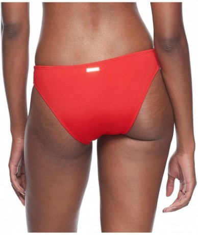 Tankinis Women's Angelina Bikini Bottom Swimsuit - Lipstick - CE18Z05A8QA $32.38