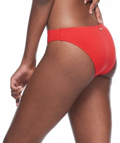 Tankinis Women's Angelina Bikini Bottom Swimsuit - Lipstick - CE18Z05A8QA $32.38