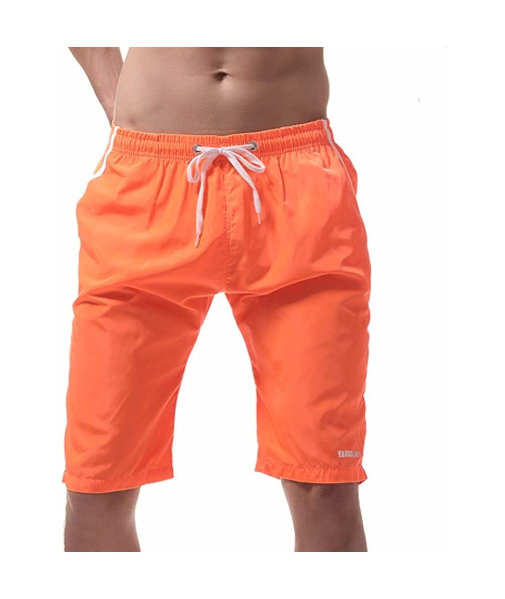 Trunks Swimming Trunks Shorts for Men- Mens Beach Shorts Quick Dry Shorts Watershort Casual Athletic Shorts with Pockets - Or...