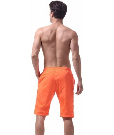 Trunks Swimming Trunks Shorts for Men- Mens Beach Shorts Quick Dry Shorts Watershort Casual Athletic Shorts with Pockets - Or...