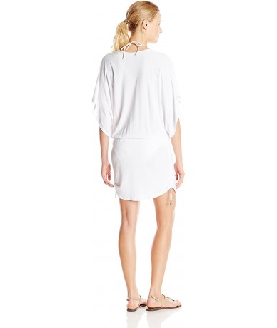 Cover-Ups Women's Cosita Buena South Beach Cover-Up Dress - White - CY11FEPQLSN $81.85