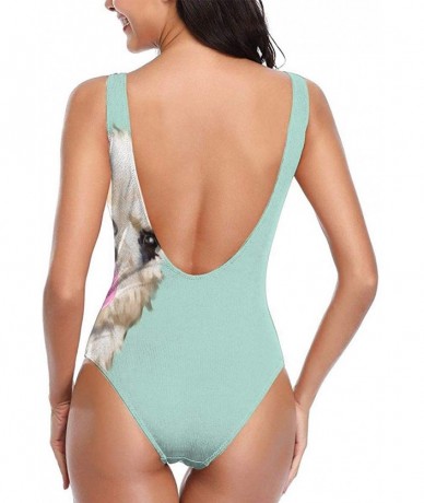 Tankinis Womens Swimwear One Piece Swimsuit Sexy Biniki Backless Bath Suit Monokini - Color7 - CR1905EU8T0 $50.97