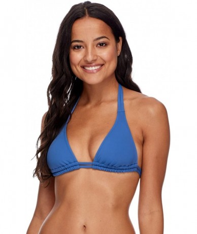 Sets Women's Celeste Triangle Slider Bikini Top Swimsuit - So Soft Denim Blue - CS18I9AR4QE $21.18