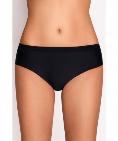 Bottoms 3001 Women's Bikini Briefs Smooth (Matching Top Available) - Black - CE17YSDQ29Q $33.96