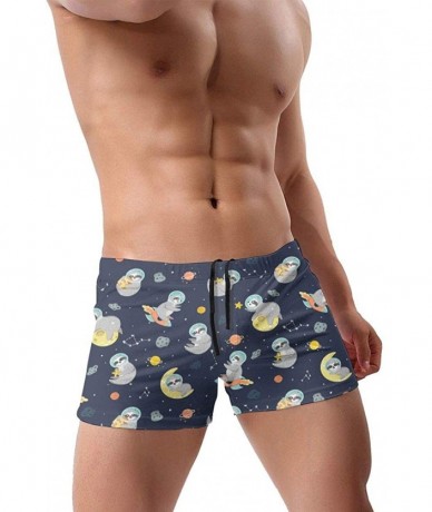 Briefs Choose Your Weapon Gamer Gaming Men's Quick Dry Swimsuit Boxer Trunks Square Cut Bathing Suits - Space With Funny Slot...