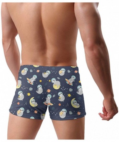 Briefs Choose Your Weapon Gamer Gaming Men's Quick Dry Swimsuit Boxer Trunks Square Cut Bathing Suits - Space With Funny Slot...