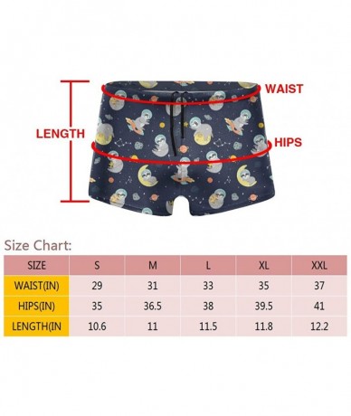 Briefs Choose Your Weapon Gamer Gaming Men's Quick Dry Swimsuit Boxer Trunks Square Cut Bathing Suits - Space With Funny Slot...