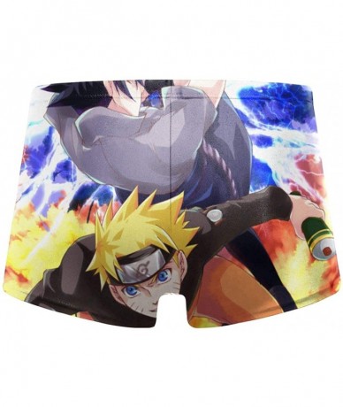 Briefs Love Winnie The Pooh Men's Boxer Swim Shorts for Men Teens Boys Sons Swim Pool Beach Gifts - Sasuke Uzumaki Naruto - C...