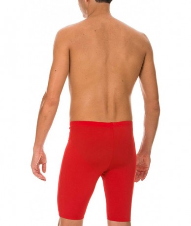 Racing Mens Board MaxLife Jammer Swimsuit - Red - CD18TLM7C0I $85.76