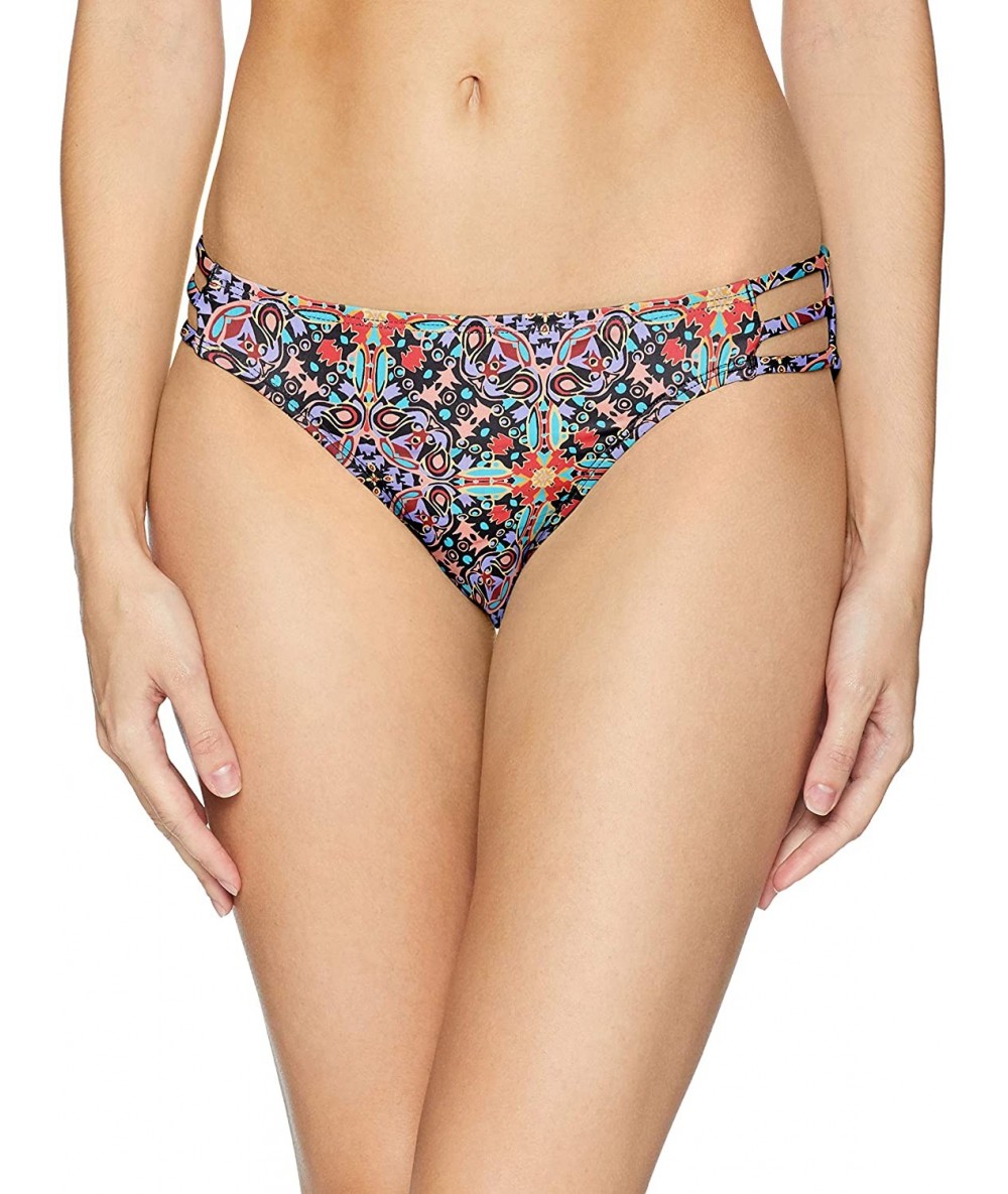 Bottoms Women's Triple Threat Moderate Coverage Bikini Bottom Swimsuit - Palace - C518GWE6S9I $75.78