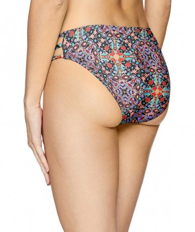 Bottoms Women's Triple Threat Moderate Coverage Bikini Bottom Swimsuit - Palace - C518GWE6S9I $75.78