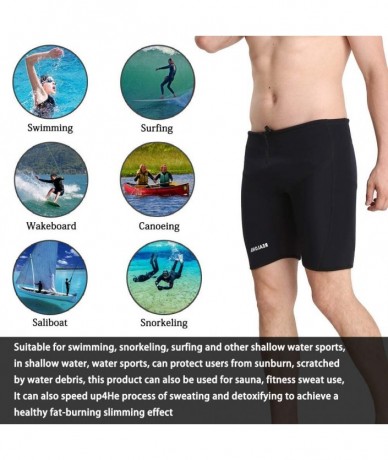 Racing Men's Wetsuit Pants Shorts Jammers 3mm Neoprene Swim Suit Women's Trunks Diving - 3mm Neoprene Men / Black - CW12HKZG7...