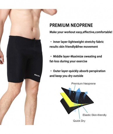 Racing Men's Wetsuit Pants Shorts Jammers 3mm Neoprene Swim Suit Women's Trunks Diving - 3mm Neoprene Men / Black - CW12HKZG7...