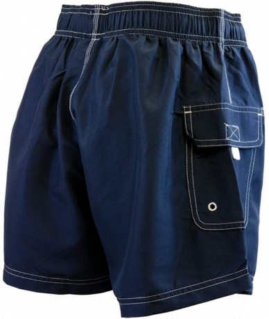 Racing Women's Guard Quick Dry Water Board Shorts - Navy - C011CXYLJZ3 $37.96