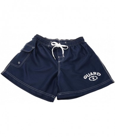 Racing Women's Guard Quick Dry Water Board Shorts - Navy - C011CXYLJZ3 $37.96