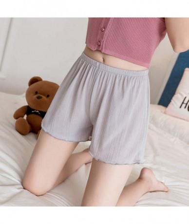 Board Shorts Plus Size Casual Womens Loose Three Points Shorts Safety Short Pants Home Pants - Gray - CF1980IL6AK $16.96