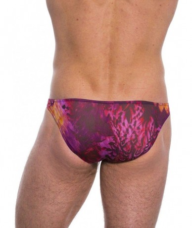 Briefs Amalfi Purple Tan Through Swim Micro Brief Swimwear - C31953OAKHA $40.55