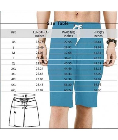 Board Shorts Custom Face Men Swim Trunk Kiss Lip Beach Shorts Board Short - Multi4 - CL18SRZL8IE $62.50