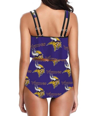 Sets Arizona Cardinals Women's Sexy Swimwear Backless Push Bikini Set Two-Piece Swimsuit - Color1-12 - C2199IC4T6Z $74.89