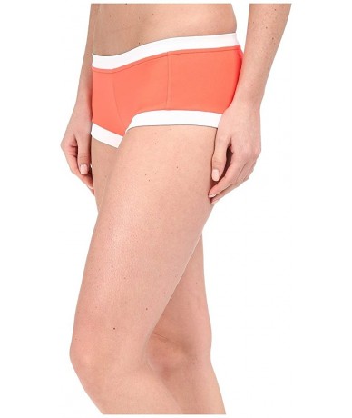 Bottoms Women's Block Party Boyleg - Nectarine - C6126ZDD685 $45.52