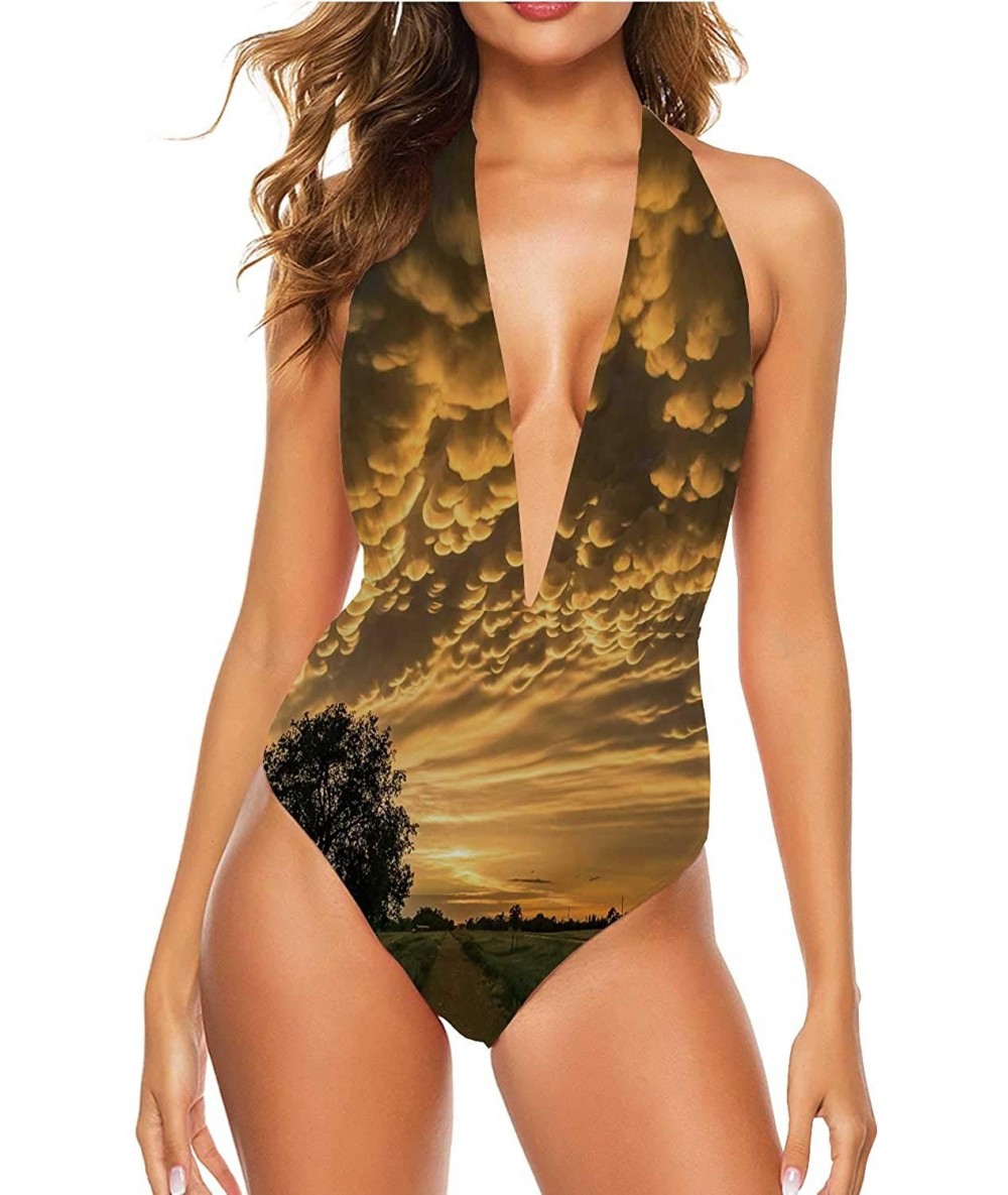 Sets Floral Seamlesspattern in N Style-Womens Bathing Suit Women Bikini S - Color 34 - CK190O4AWKA $67.64