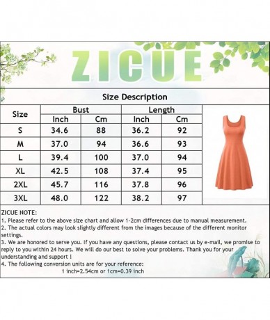 Cover-Ups Women's Summer Sleeveless Casual Dress A-Line Swing Tank Dress Midi Skater Dress - White - CG199MX2RGM $29.09