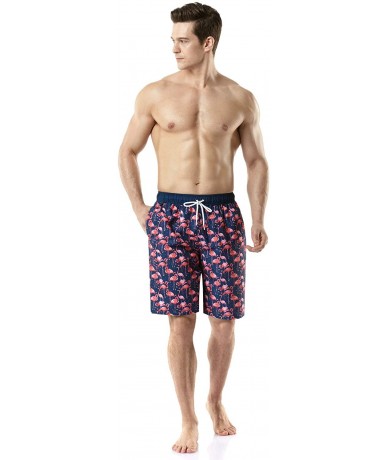 Board Shorts Men's 11 Inches Swim Trunks- Quick Dry Beach Board Shorts- Bathing Suits with Inner Mesh Lining and Pockets - Gr...