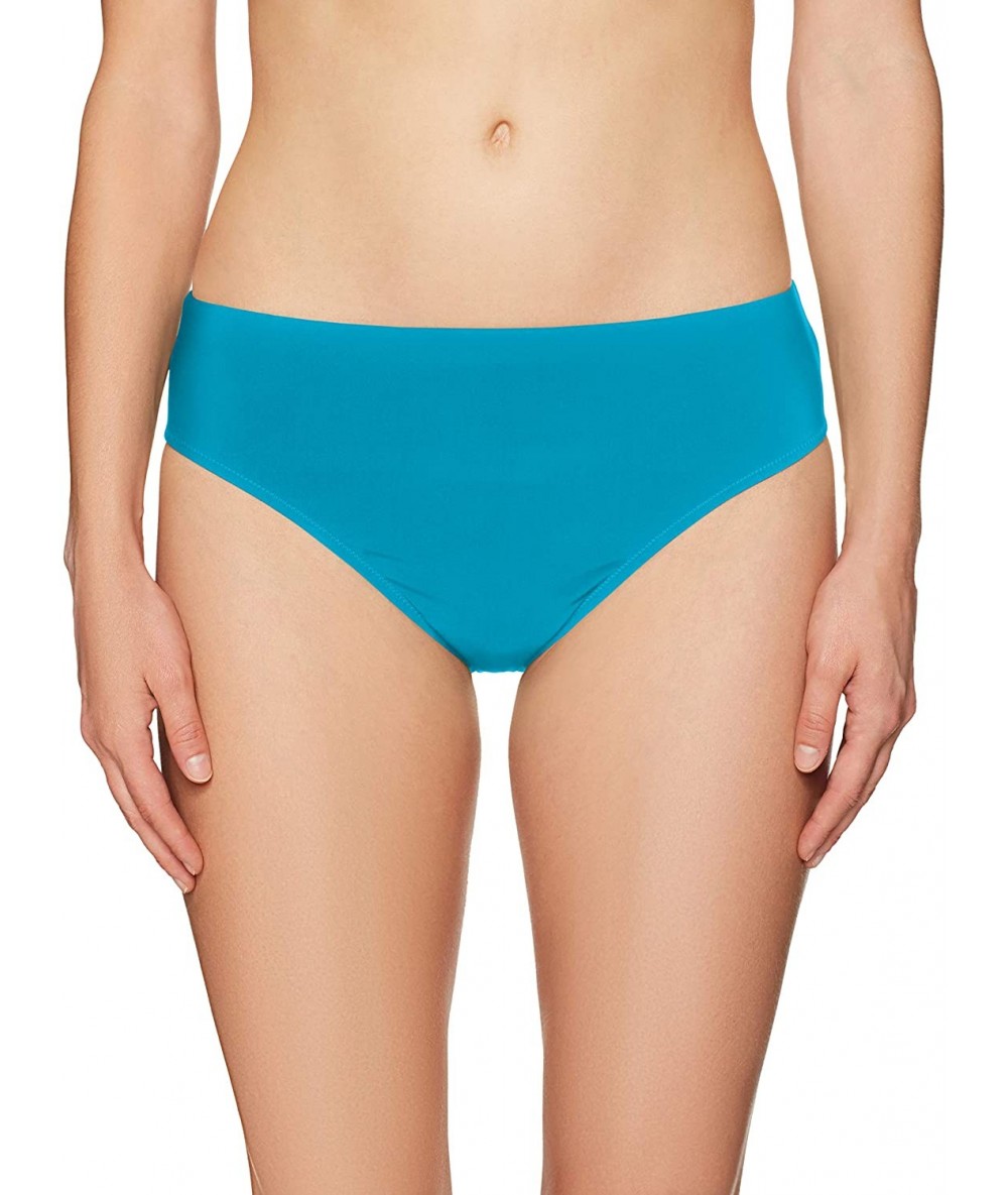 Tankinis Women's Seamless Basic Swimsuit Bottom - Tutti Frutti Peacock - CP180WHDGUC $48.32