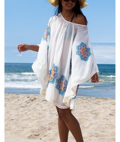 Cover-Ups Towels (Swimsuit Cover Up - Sheer White) - C018UDUX06S $34.70