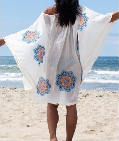 Cover-Ups Towels (Swimsuit Cover Up - Sheer White) - C018UDUX06S $34.70