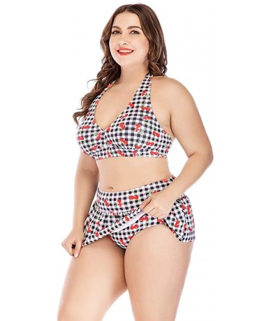 Sets Women's High Waisted Bikini Set Plus Size - CW197NI88OU $49.96