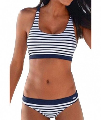 Sets 2020 New Loose Bandeau Tankini Set Women's Sexy Bandeau Tankinis Solid Halter Two Piece Swimsuits for Woman Black d10 - ...