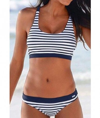 Sets 2020 New Loose Bandeau Tankini Set Women's Sexy Bandeau Tankinis Solid Halter Two Piece Swimsuits for Woman Black d10 - ...