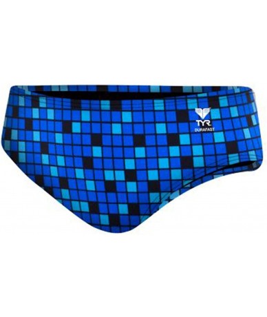 Racing Sport RTYC7Y Boys Team Check Racer Swimsuit - Blue - CV1106LH21F $36.93