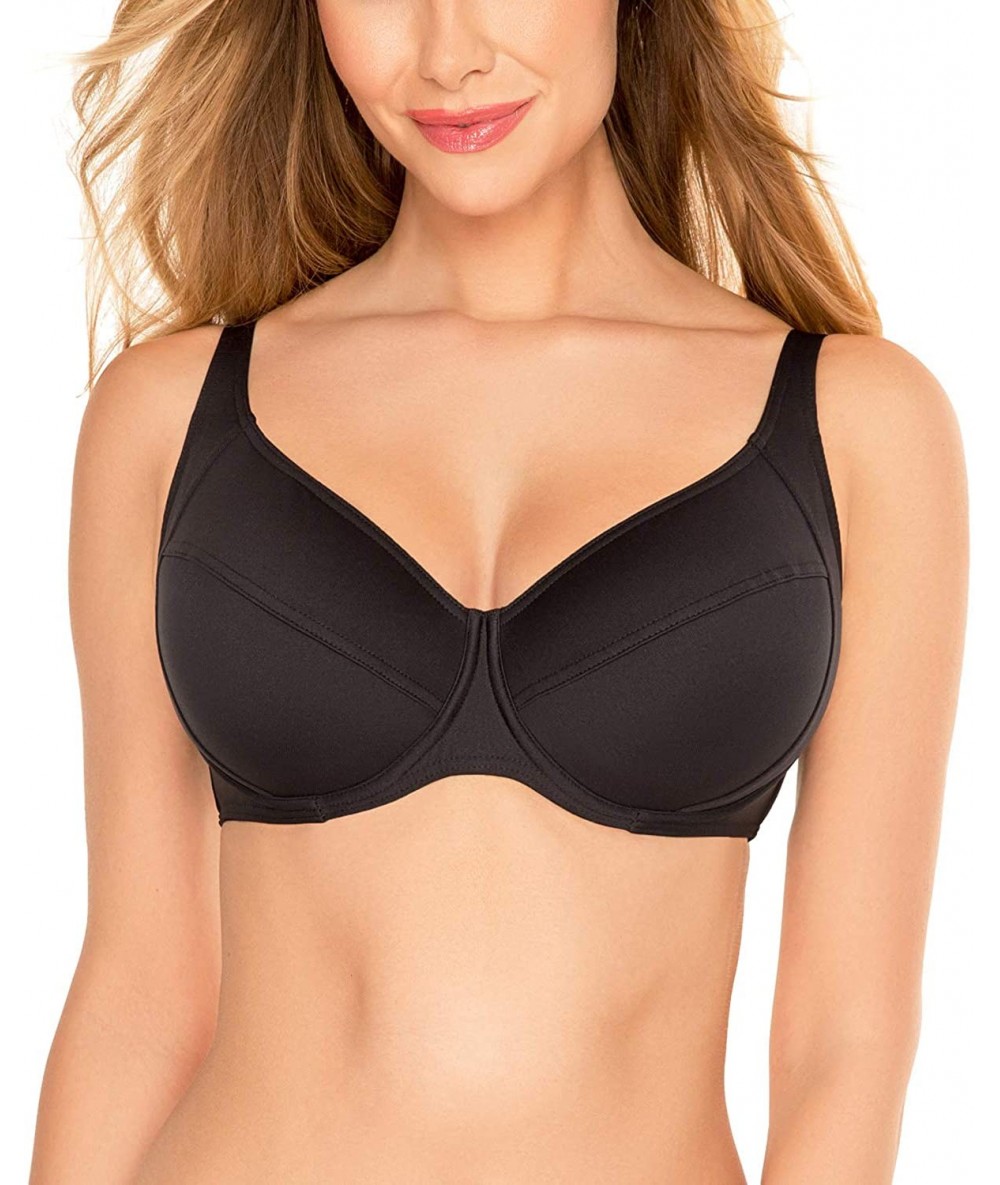 Tops Underwired Bikini Top 3216 - Black - CW196RME2S8 $57.49