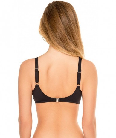 Tops Underwired Bikini Top 3216 - Black - CW196RME2S8 $57.49