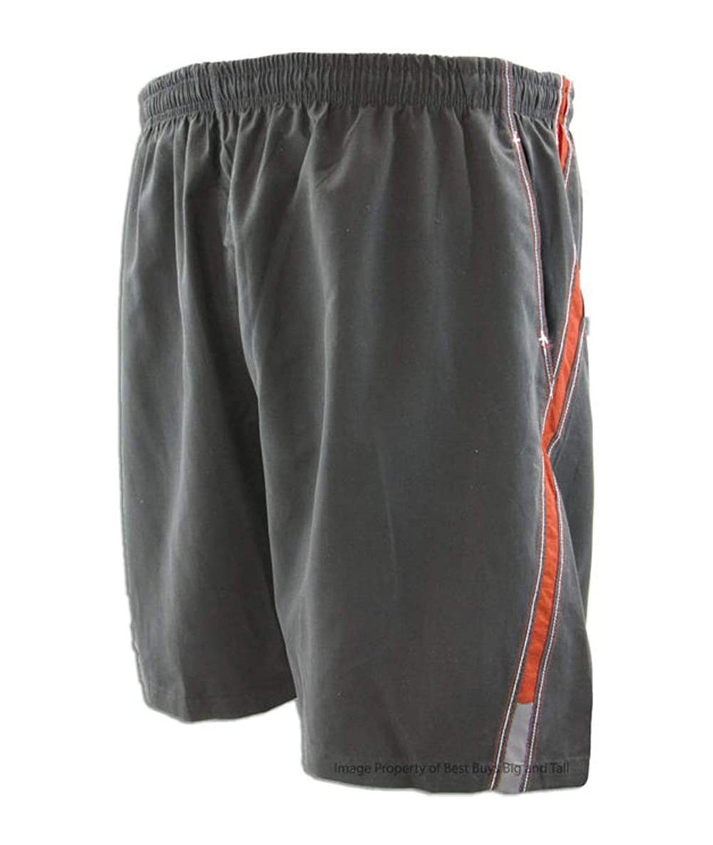 Trunks Big Men's Sizes Swim Trunks up to Size 8X (7X/8X (66/68)- Black Stripe) - CO18QZRC597 $72.98